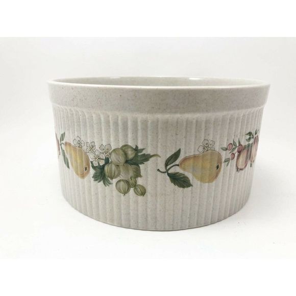 Wedgwood Quince Oven‎ To Table Stoneware Soufflé Bowl Serving Dish Discont’d - Picture 2 of 8
